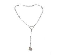 Orphelia Jewelry Damen-Halskette mit Anhänger 925 Sterling Silber Herz 40cm ZK-2537
