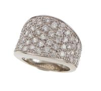 Orphelia Jewelry Damen-Ring 925 Sterling-Silber mit Zirkonia Weiss Gr. 58 (18.5) ZR-3490/58