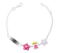 Orphelia Kinder-Armband 925 Silber rhodiniert 17 cm-ZA-7147