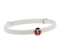 Orphelia Kinder-Armband 925 Silber rhodiniert Kautschuk 16 cm-ZA-7156/WHITE