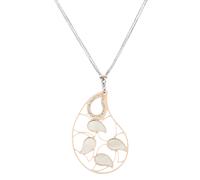 Orphelia 'Lana' Damen-Kette mit Anhänger aus 925er Sterlingsilber, Silber/Rosé, ZK-7164 Einheitsgröße