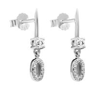 Orphelia 'Lily' Tropfenohrringe aus 925er Sterlingsilber für Damen - Silber ZO-7582 Einheitsgröße