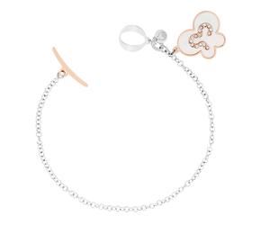Orphelia 'Luna' Damen-Armband aus 925er Sterlingsilber - Silber/Rosé ZA-7166 Einheitsgröße