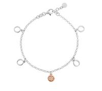 Orphelia 'Maite' Damenarmband aus 925er Sterlingsilber - Silber/Rosé ZA-7376 Einheitsgröße