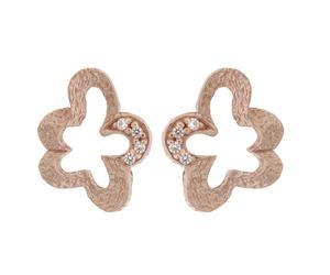 Orphelia 'Malenia' Ohrstecker aus 925er Sterlingsilber für Damen - Rosé ZO-7077/1 Einheitsgröße