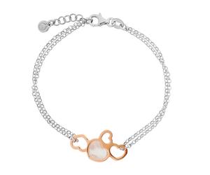 Orphelia 'Maliya' Damenarmband aus 925er Sterling Silber - Silber/Rosé ZA-7388 Einheitsgröße