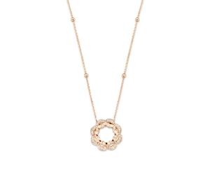 Orphelia 'Onyx' Damenkette aus 925er Sterling Silber mit Anhänger - Rosé ZH-7127/RG Einheitsgröße