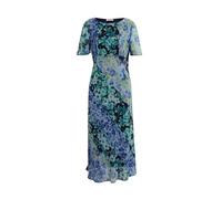 ORSAY Blaues geblümtes Damen-Midikleid Sommerkleider | Leichte und luftige Looks | Trendige Sommermode | Stylische Damenkleidung | Moderne Kleider | Sommer-Trends | Vielseitige Kleiderkollektion 38