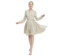 ORSAY Cremefarbenes Damen-Hemdblusenkleid Knielang