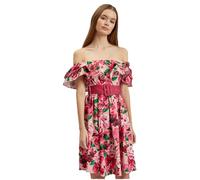 ORSAY Dunkelrosa Damen-Blumenkleid Sommerkleider | Leichte und luftige Looks | Trendige Sommermode | Stylische Damenkleidung | Moderne Kleider | Sommer-Trends | Vielseitige Kleiderkollektion 38