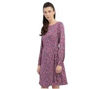 ORSAY Rosa und lila gemustertes Damenkleid Sommerkleider | Leichte und luftige Looks | Trendige Sommermode | Stylische Damenkleidung | Moderne Kleider | Sommer-Trends | Vielseitige Kleiderkollektion