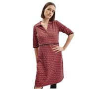 ORSAY Rosa und rot gemustertes Damenkleid Sommerkleider | Leichte und luftige Looks | Trendige Sommermode | Stylische Damenkleidung | Moderne Kleider | Sommer-Trends | Vielseitige Kleiderkollektion L