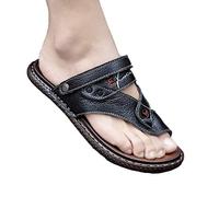 Orthesen Sandalen Herren, Flip Flops Unterstützung für Plattfüße & Plantarfasziitis Orthopädische Zehenpfostensandalen, Stilvolle Strand Flip Flops Sandalen für Plantarfasziitis Schaum, Sommer Strand