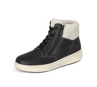Orthofeet Damen Orthopädische Elin Stiefel mit Kunstfell - Schwarz, Größe 41