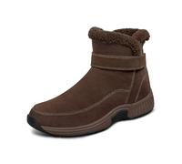 Orthofeet Damen Orthopädischer Hands-Free Bliss Stiefel zur Entlastung schmerzender Füße in Braun, Größe 38.5