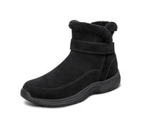 Orthofeet Damen Orthopädischer Hands-Free Bliss Stiefel zur Entlastung schmerzender Füße in Schwarz, Größe 40.5