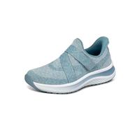 Orthofeet Damen Orthopädischer Naya Hands-Free Sneaker- Blau, Größe 38