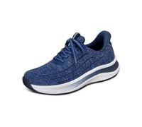 Orthofeet Damen Orthopädischer Nira Hands-Free Slip-in Sneaker- Indigo, Größe 41.5