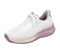 Orthofeet Damen Orthopädischer Nira Hands-Free Slip-in Sneaker- Weiß/Lavendel, Größe 38.5