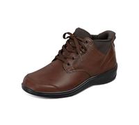Orthofeet Damen Orthopädischer Rosel Hands-Free Leder Boot, Braun, Größe 40.5