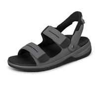 Orthofeet Herren Orthopädische Neptune Hands-Free Sandalen- Grau, Größe 42.5