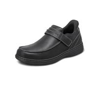 Orthofeet Herren Orthopädische Xavier Hands-Free Slip-On Freizeitschuhe, Schwarz, Größe 45