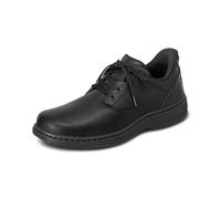 Orthofeet Herren Orthopädischer Hands-Free Claude Leder-Schuh in Schwarz, Größe 44