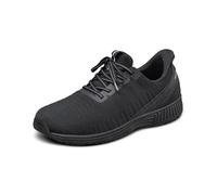 Orthofeet Herren Orthopädischer Hands-Free Yari Slip-in Sneaker - Komplett Schwarz, Größe 45