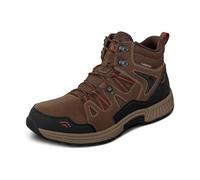 Orthofeet Herren Orthopädischer Ridgewood Leder Outdoor-Boot, Braun, Größe 43