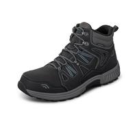 Orthofeet Herren Orthopädischer Ridgewood Leder Outdoor-Boot, Schwarz, Größe 43