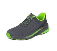 Orthofeet Herren Orthopädischer Tilos Hands-Free Slip-in Sneakers - Dunkelgrau/Limette, Größe 44