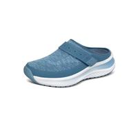 Orthofeet Iris Orthopädische Damen Stretch-Clogs, Blau, 36.5
