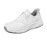 Orthofeet Navigate Orthopädische Herren Slip-On Sneaker | Hands-Free Leder-Freizeitsneaker Mit Weicher Ergonomischer Dämpfung, Griffiger Sohle, Fußgewölbestütze Und Breite Zehenbox
