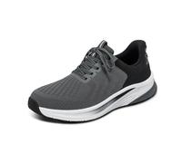 Orthofeet Tilos Orthopädische Herren Slip-On Sneaker | Hands-Free Wasserabweisende Dehnbare Walkingschuhe Mit Weicher Polsterung, Fußgewölbestütze Und Breiter Zehenbox