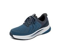 Orthofeet Tilos Orthopädische Herren Slip-On Sneaker | Hands-Free Wasserabweisende Dehnbare Walkingschuhe Mit Weicher Polsterung, Fußgewölbestütze Und Breiter Zehenbox
