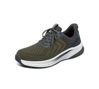Orthofeet Tilos Orthopädische Herren Slip-On Sneaker | Hands-Free Wasserabweisende Dehnbare Walkingschuhe Mit Weicher Polsterung, Fußgewölbestütze Und Breiter Zehenbox