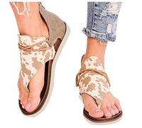 Orthopädische Sandalen Damen Bohemian Elegante Sandalen Sommerschuhe Keilabsatz Plateau Pantoletten Riemen Mit Absatz Plattform Mit Fussbett Slipper Hausschuhe Slides Damenschuhe Frauen J326