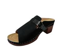 Orthopädische Sandalen Damen Hallux Valgus Sommer Keilpantoletten Modische Offene Strandsandalen Sommer Leicht Bequem Atmungsaktiv Strick Sportsandalen