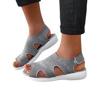 Orthopädische Schuhe Damen Mesh Slipper Flach Sandalen Damensandalen Slingback Elegant Bequeme SommerLeichte Slingback Orthopädische Sandalen