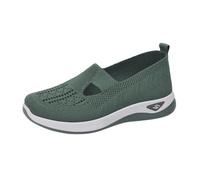 Orthopädische Schuhe Damen Sommer Sneaker Atmungsaktives Mesh Slip On Walkingschuhe Luftpolster Turnschuhe Mit Luftkissen Weich Bequeme Sandalen Sportschuhe