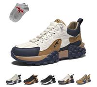 Orthopädischer Komfort-Sneaker for Herren 2025, wasserdichte, rutschfeste, atmungsaktive, leichte orthopädische Schuhe for Herren, breite orthopädische Slip-On-Walking-Tennis-Sneaker for Herren(Khaki,