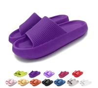 Orthoslipper-orthopädische Hausschuhe für maximalen Komfort, Soft Wolken Slipper Für Damen, Non-Slip Bath Slippers (Dark Purple, Erwachsene, 40, Numerisch (von/bis), EU Schuhgrößensystem, 41, M)