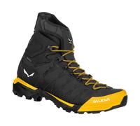 Salewa Wanderschuhe Ortles Light MID Powertex (Winterwanderung/Trekking, wasserdicht) schwarz/gold Herren, Größe Euro (US) 48 (13,5)