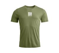 Ortovox Herren 120 Cool Tec Abstract T-Shirt (Größe XL, gruen)