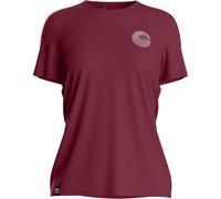 Ortovox - Women's 120 Cool Tec Choose Mountain T-Shirt - Merinoshirt, Gr. S, rot (RedMalbec)