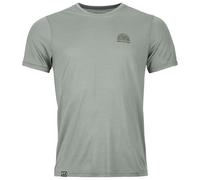 Ortovox 120 Cool Tec MTN Stripe Shirt S green sage