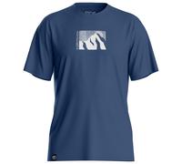 Ortovox 120 Cool Tec Mtn Sun Kurzarm-t-shirt M Blue Nunatak