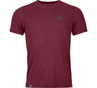 Ortovox Herren 120 Cool Tec Mtn Stripe T-Shirt (Größe XXL, rot)