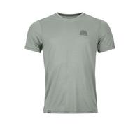 Ortovox - 120 Cool Tec Mountain Stripe T-Shirt - Merinoshirt, Gr. S, grün (GreenSage)