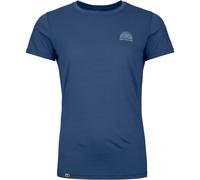 ORTOVOX - 120 Cool Tec MTN Stripe T-Shirt Damen blue nunatak